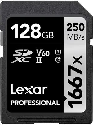Lexar Professional 1667x SD UHS-II V60 128 GB